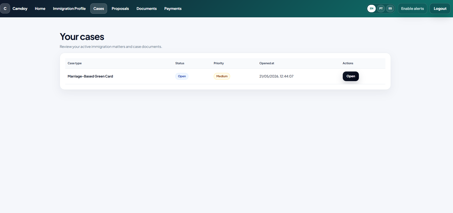Camdoy proposals and billing